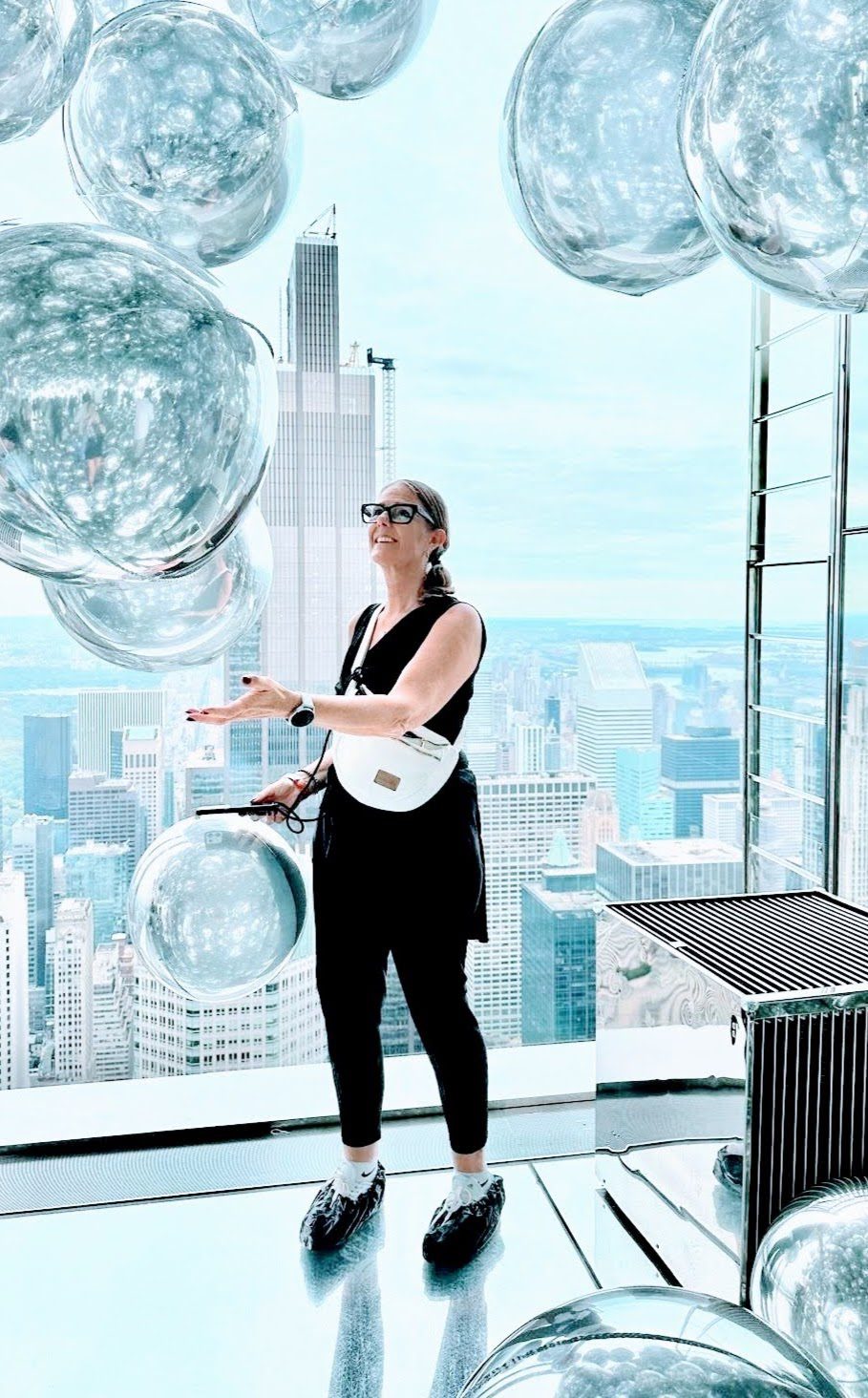 Choosing blog images for ethical therapist marketing in WordPress Therapist choosing blog images in WordPress media library for ethical marketing post