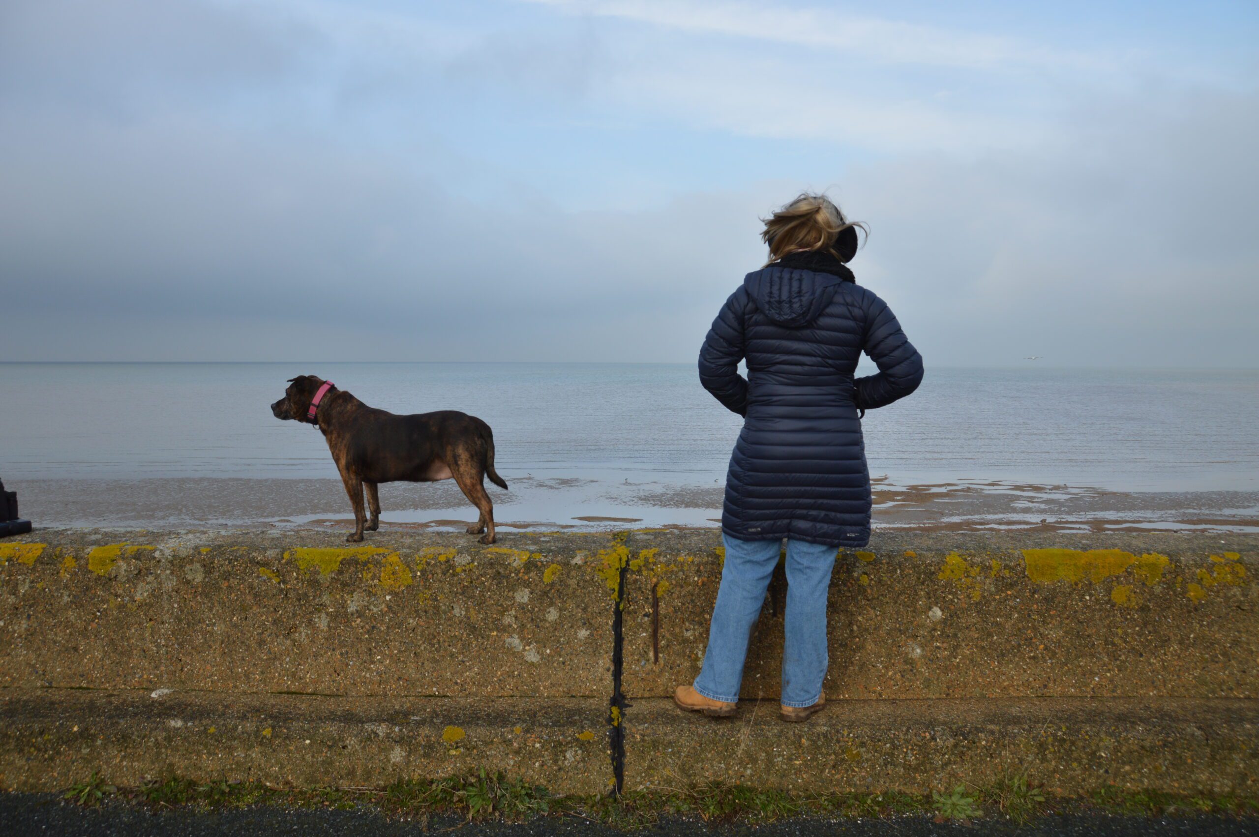 Winter Walk – Trauma-Informed Therapy and Wellbeing in Canterbury Person walking outdoors on a cold winter’s day, symbolising gentle movement, recovery, and trauma-informed therapy support with Becky Stone in Canterbury.