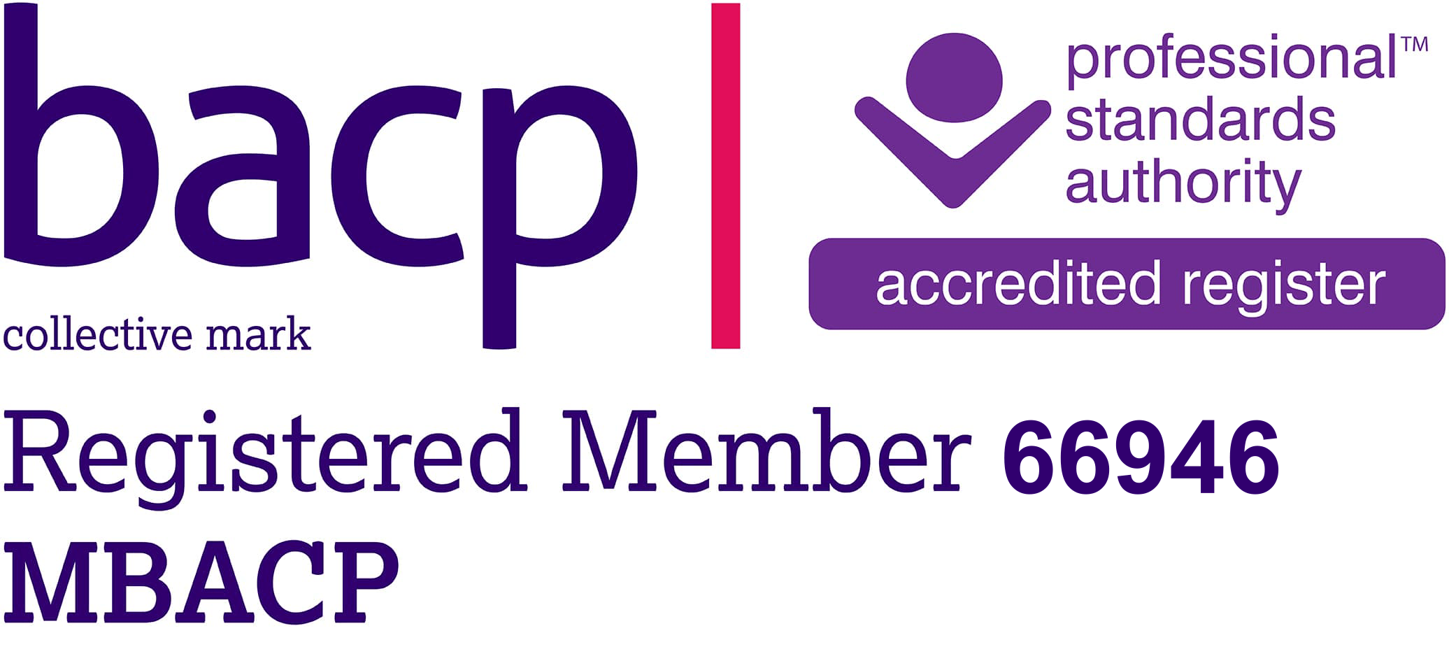 BACP Accredited Member logo representing Becky Stone, accredited counsellor in Canterbury.
