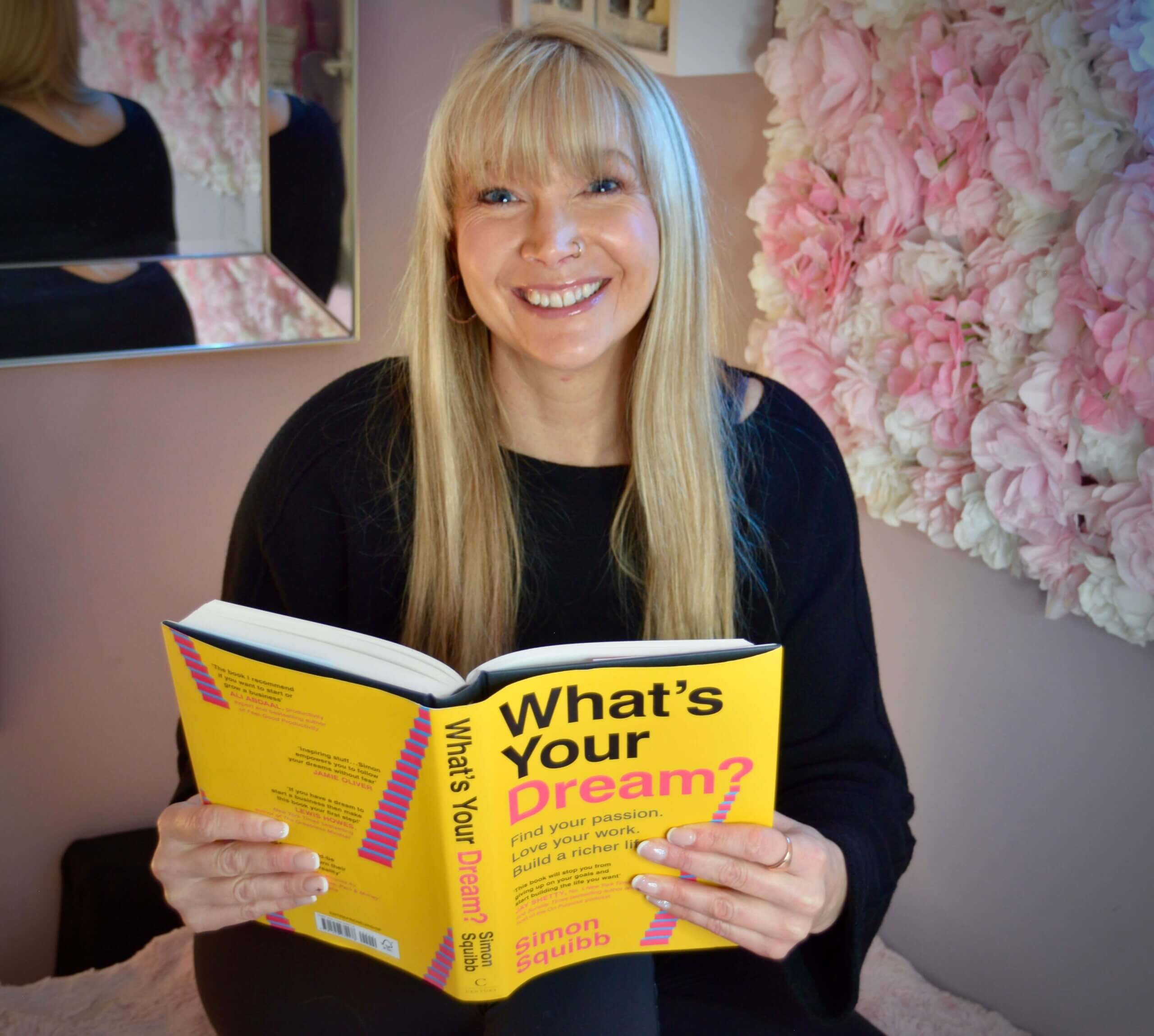 Are eating disorders common in perimenopause — specialist counsellor Becky Stone holding a book